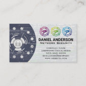 カメラロゴ |サイバーセキュリティ 名刺 (正面)