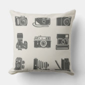 カメラヴィンテージ撮影 クッション (正面)