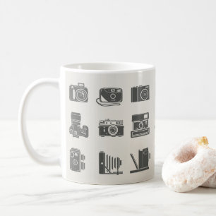 カメラヴィンテージ撮影 コーヒーマグカップ