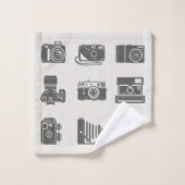 カメラヴィンテージ撮影 バスタオルセット (ウォッシュタオル)