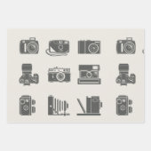 カメラヴィンテージ撮影 ラッピングペーパーシート (正面2)