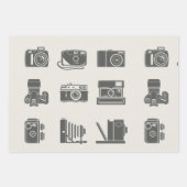 カメラヴィンテージ撮影 ラッピングペーパーシート (正面)