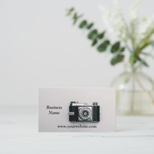 カメラヴィンテージ 名刺 (スタンド正面)