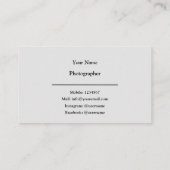 カメラヴィンテージ 名刺 (裏面)