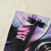 カメラ付きモノグラムグラフィッティ女性 ビーチタオル (インサイチュ)