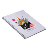 カメラ付きヨーロッパのランドマーク ノートブック (右側)