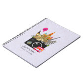 カメラ付きヨーロッパのランドマーク ノートブック (左側)