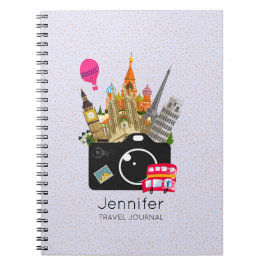 カメラ付きヨーロッパのランドマーク ノートブック