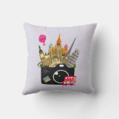 カメラ付きヨーロッパランドマーク クッション (裏面)