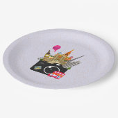 カメラ付きヨーロッパランドマーク ペーパープレート (アングル)