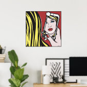 カメラ付き少女 ポスター (ホームオフィス)