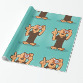 カメラ付き犬 ラッピングペーパー (アンロールド)