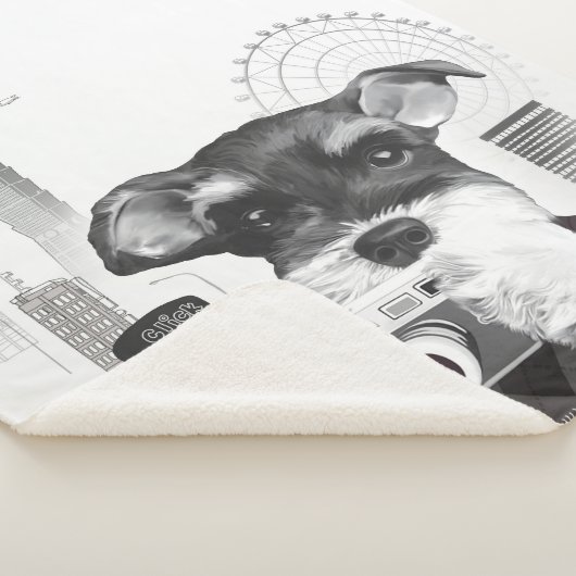 カメラ付シュナウザー シェルパブランケット (3/4)