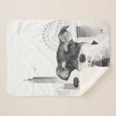 カメラ付シュナウザー シェルパブランケット (正面(横))