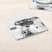 カメラ付シュナウザー ペーパーコースター (アングル)