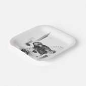 カメラ付シュナウザー ペーパープレート (傾斜あり)