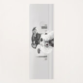 カメラ付シュナウザー ヨガマット (正面)