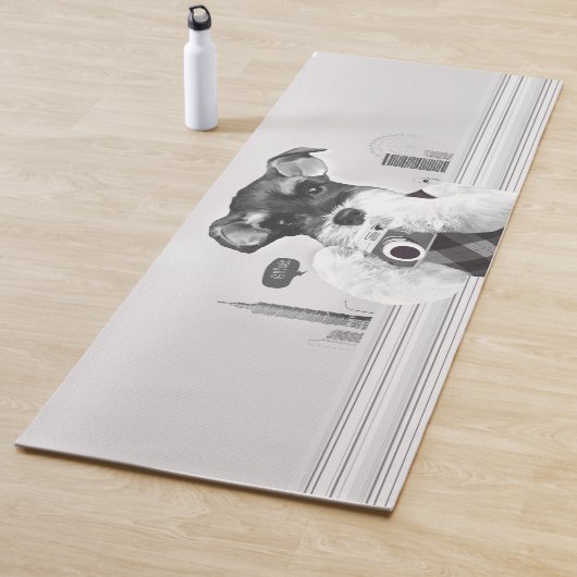 カメラ付シュナウザー ヨガマット (インサイチュ)