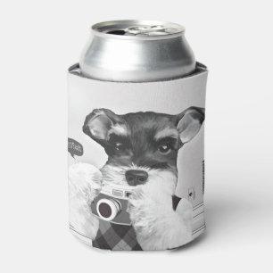 カメラ付シュナウザー 缶クーラー
