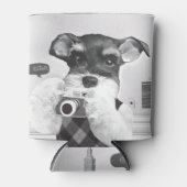 カメラ付シュナウザー 缶クーラー (正面)