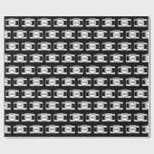 カメラ付スマイル文字 ラッピングペーパー (フラット)