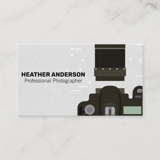 カメラ体及びレンズ 名刺 (正面)