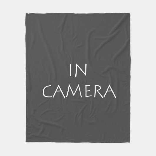 カメラ内 フリースブランケット (正面)