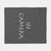 カメラ内 フリースブランケット (正面(横))