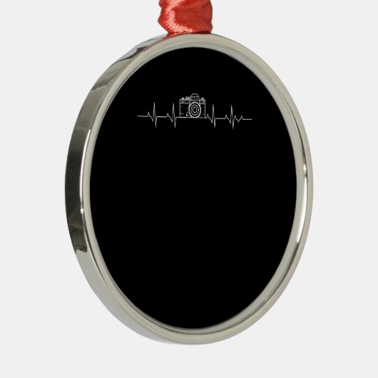 カメラ写真ハートビートフォトグラファー メタルオーナメント (右)
