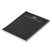 カメラ写真ハートビート写真家 ノートパッド (回転)