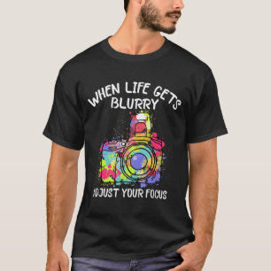 カメラ写真愛好家フォトグラファーやる気を起こさせる Tシャツ