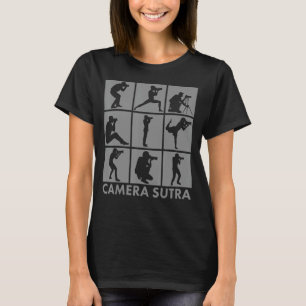カメラ写経写真撮影カメラ Tシャツ