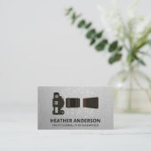 カメラ及びレンズ装置 名刺 (スタンド正面)