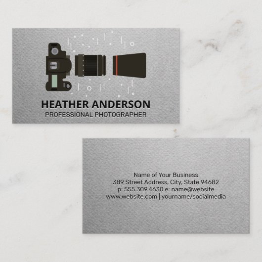 カメラ及びレンズ装置 名刺 (正面/裏面)