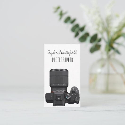 カメラ名刺 名刺 (スタンド正面)