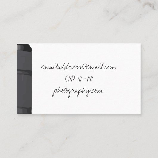 カメラ名刺 名刺 (裏面)