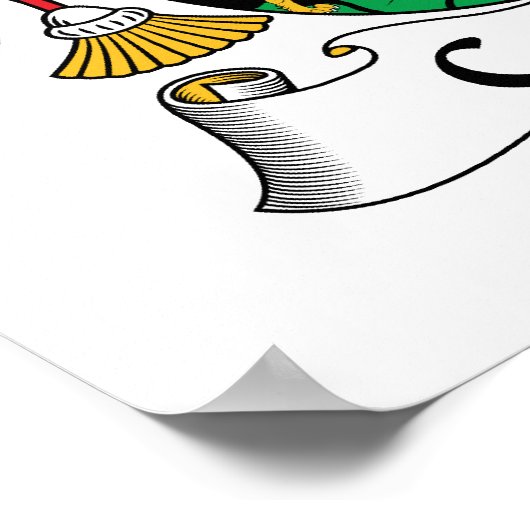 カメラ家紋 ポスター (角)