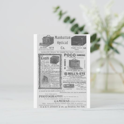 カメラ広告 ポストカード (スタンド正面)