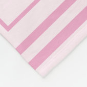 カメラ感動的と星でピンクのユニコーン フリースブランケット (角)