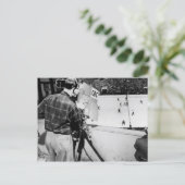 カメラ技術者 ポストカード (スタンド正面)