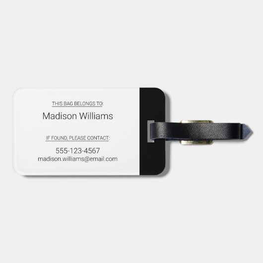 カメラ技術者 ラゲッジタグ (裏面横)