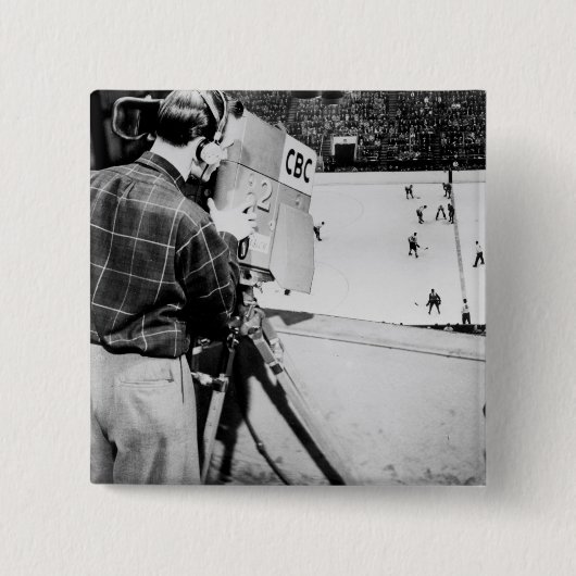 カメラ技術者 缶バッジ (正面)