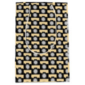 カメラ撮影テーマクリーム ミディアムペーパーバッグ (正面)