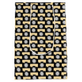 カメラ撮影テーマクリーム ミディアムペーパーバッグ (裏面)