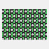 カメラ撮影テーマ緑 ラッピングペーパーシート (正面2)