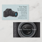 カメラ撮影デザイン名刺 名刺 (正面/裏面)