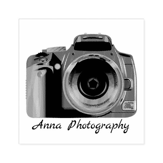 カメラ撮影デザイン木印 ラバースタンプ (インプリント)