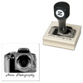 カメラ撮影デザイン木印 ラバースタンプ (押印)