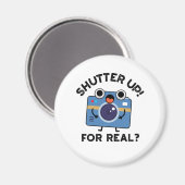 カメラ撮影パン実在のシャッおもしろいタアップ マグネット (正面/裏面)