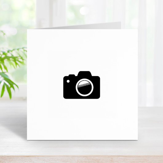 カメラ撮影ロイヤリティパンチカード1x1 ラバースタンプ